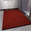 Swsen Zerbino esterno ingresso | tappeto d'ingresso interno antiscivolo e durevole, assorbe l'acqua e raccoglie la sporche; tappetino per porta lavabile in lavatrice (rosso scuro, 50 x 150 cm)