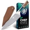 DALSTRONG Chef Knife - 8 - Valhalla Series - 9cr18mov Steel - Resin & Wood Handle - w/Sheath