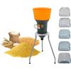 chennnls Macinino elettrico per cereali con 5 setacci, 50 l, macinino elettrico per grano secco, mais, riso e spezie, 1300 W, 220 V