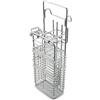 Generic Cestello in Acciaio Inox Porta 4 Coltelli 2 Acciarini Portacoltelli Box