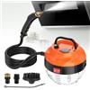 Hocamel 3800W Pulitore a Vapore ad Alta Temperatura per Auto-Detailing & Pulizia di Diverse Superfici, 105,0 °C Pressione Vapore, Serbatoio da 1L, 6 Impostazioni Regolabili, Pulitore a Vapore Portatile