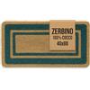 Tomaino - Zerbino Ingresso Esterno Cocco - Tappeto in Fibra di Cocco Naturale Antiscivolo - Tappetino per Esterno Porta Ufficio, Negozio, Casa (Verde, 40x80)