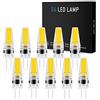 BVCL Lampadine LED G4, luce LED 3W, equivalente a 30W alogena, Bianco naturale 4000K, 270LM, AC/DC 12-24V, lampada LED G4 dimmerabile, 10 pcs