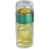 Tewzafiya Infusifie Tea | 280/350/420 Ml Bottiglia di Tè in Vetro | Bottiglia d'acqua a doppia parete | Bottiglia di tè e acqua separata | Tazza da tè portatile da viaggio con filtro in acciaio inox