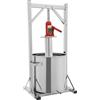 Legwfdthy spremiagrumi in acciaio inox, grande capacità, spremiagrumi idraulico in acciaio inox, macchina per succo manuale, uva di mela, tintura di verdure, miele, olio d'oliva, con