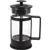 MOTUZP Caffettiera French Press da 350 Ml, Macchina per il Tè Vetro Resistente Al Calore Acciaio Inossidabile French Press Vetro Acciaio Inossidabile Coffee Press Glass Teiera French Press