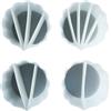 URFEDA Tazza divisa in silicone, 2/3/4/5 canali, tazza divisa per colata di colore, in silicone, tazza divisa liquido, arte divisa, tazza in resina per versare, strumenti di pittura, fai da te, accessori da