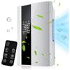 Carziyer Deumidificatore elettrico,Deumidificatore e purificatore d'aria 2 in 1,silenzioso per la casa - schermo LED, controllo intelligente dell'umidità, timer 24h,telecomando (A)