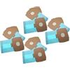 vhbw 20x sacchetto compatibile con Electrolux D 730 Longo-matic, D 735, D 736, D 738, D 739 aspirapolvere - 26,1cm x 15,05cm azzurro