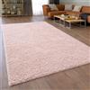 Teppich-Traum Tappeto Shaggy soffice | facile da pulire e resistente | in rosa Größe 140x200 cm
