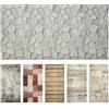Olivo Tappeti OLIVO.shop ULISSE Tappeto cucina assorbente, Passatoia antiscivolo lavabile, Tappeto cucina pvc, 6 disegni e varie misure. (STONES, 50x230 cm)