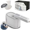 Innoliving INN-682 Stiratore Verticale e Orizzontale 2 in 1, Ferro da Stiro Portatile 1400W, Tecnologia Fast Heating, Manico Pieghevole a 180°, Piastra in Ceramica, Vapore Continuo, Ottimo per Viaggi