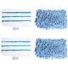 Louu 4 pezzi di ricambio per Steam Mop Pad per Black & Decker FSM1500 FSM1600 FSM1610 FSM1620 FSMH1621 FSM1630 e FSMP20 Mop Cloth di pulizia