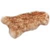 HOME LAMB Pelle di Pecora Muflone 110-120 cm - Naturale Pelle di Agnello Vero - Tappeto Pelle di Pecora - Tappeto Pelliccia Soffice - Tappeto Salotto Moderno - Coperta Morbida Pelosa