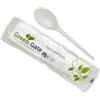 GreenGate BIO PACKAGING Cucchiaio imbustato in CPLA con tovagliolo (500)