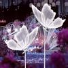 PixCy Lampada Da Terra a Farfalla per Matrimoni,Luci a Farfalla a LED, Lampada Da Soffitto a Farfalla Sospesa,Oggetti Di Scena Decorativi a Farfalla per Feste Matrimonio,White2pcs-100cm