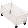 Gralara Carrello Portadocumenti con, Organizer Portadocumenti con Ruote, per Ufficio, Sotto La Scrivania, per Giocattoli Scolastici, Artigianato, 38x30x30cm