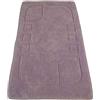 Casatessile CASA TESSILE Carezza tappeto bagno cm 55x90 Tappetino Bagno Assorbente in Cotone e lavabile in latrice - LILLA