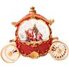 SZLIFE Carillon Natalizio Con Neve, Lanterna Di Natale a Forma Di Carrozza, Decorazione per Natale Con Luce E Musica per Le Feste Dei Bambini, I Regali Di Natale O Come Un Ornamento Retrò