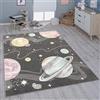 Paco Home Tappeto per bambini cameretta bambine bambini diversi motivi e dimensioni, Dimensione:200x280 cm, Colore:Antracite