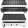 KigerNee Muffin Maker Profi 50 fori 1800 W | Piastra elettrica per waffle con 220 V e regolatore di temperatura (50 - 300 °C) | Macchina da forno commerciale per caffè, spuntini, rivestimento antiaderente