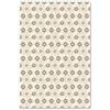 Panorama Tappeto in Vinile - Tappeti in PVC Grandi - Tappeto da Cucina, Corridoio e Soggiorno - Modello Vera Beige 200x300 cm