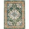 RugVista Leia, Tappeto, Vintage, 200 x 300 cm, Rettangolare, Pelo medio, Soggiorno, Sala da pranzo, Camera letto, Cucina, Lavabile solo a secco, Verde