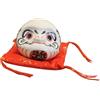 Ioensy Salvadanaio Daruma Ceramica Salvadanaio Portamonete Decorativo con Superficie Liscia Adatto per Adulti Collezione Regalo Amici, Bianco