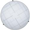 E-ENERGY Pamela Lampada Plafoniera da Soffitto in Vetro Moderna Rotonda Attacco E27 1 Luce 30cm Made in Italy