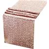 Buachois Runner da Tavolo con Paillettes,30 X 300 Cm Copritavolo Glitterato Runner da Tavolo da Pranzo,Decorazione per Tavolo da Pranzo,Tovaglietta in Stile Europeo Scandinavo,Tovaglia da Caffè
