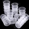 ARMYJY 50Pcs 100ml Trasparente Misurino di Plastica Doppia Scala Lab Tazza Graduata Strumenti di Cottura Domestica Misura Contenitore