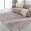 Interiyou Tappeto salotto pelo corto Cannes - 200x300 cm Grigio - Stile boho scandinavo con effetto 3D alto-basso - Piatto con motivo geometrico