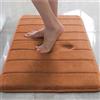 ping bu Tappetino da bagno antiscivolo in memory foam, tappetino da bagno extra morbido, super assorbimento d'acqua, tappeti da bagno, tappetini per pavimento per casa e cucina (100 * 200cm, marrone)