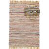 carpetfine Tappeto a tessitura Kilim Chindi Giallo 160x230 cm | Tappeto moderno per soggiorno e camera da letto