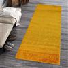 Carpeto Rugs Carpeto Tappeto Corridoio Moderno - Motivo Semplice - Soffici Tappeti a Pelo Piatto - Pelo Corto - Collezione Spring - Giallo - 80 x 250 cm