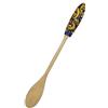 Sicilia Bedda - Mestolo da Cucina in Legno e Ceramica - Prodotto Artigianale Decorato a Mano (Maioliche Blu, Cucchiaio)
