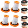 Drhomeam Set di filtri di ricambio per aspirapolvere ZR009014 ZR009015 For-Rowenta per X-Force per modelli Flex 12.60/13.60/14.80/16.60 (4 set)