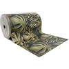 Giuri Tessuti - PASSATOIA per Cucina in Vinile - Tappeto Runner Antiscivolo e Lavabile in PVC - Largo 50 cm (280 CM, MONSTERA)