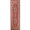 Carpeto Rugs Carpeto Tappeto Corridoio Orientale - Motivo a Medaglione - Pelo Corto - Collezione Verona - Rosso - 70 x 200 cm