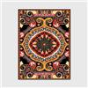 BUANFUA Tappeto Home Elegante Zerbino Scendiletto Runner 45X75CM Rosso alla Turca di Design Soggiorno Salotto Moderno Cameretta