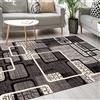 Mazovia Tappeto Moderno - Morbido Pelo Corto - Tappeto da Salotto Oeko-Tex - Tappeto per Ingresso Camera, Da Letto, Cucina, il Soggiorno - Collezione ATENA - Grigio 200 x 300 cm