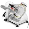FOHERE 240 W Affettatrice Elettrica Commerciale per Carne Affettatrice per Prosciutto Lama 254 mm 350-400 giri/min Salumi Con Lama in Acciaio Inossidabile per Tagliare a Fette Carne Formaggio
