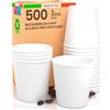 Baciato Caffè 500 Bicchierini in Carta per caffè 80ml Bicchieri Ecologici Biodegradabili Monouso Piccoli Asporto Bevande Calde