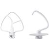 Welikekitchen Set di ganci per impastare e frusta piatta originale per robot da cucina Kitchenaid 5KSM90, 5KSM45, 5KSM150, 5KSM125, 5KSM175, 5KSM185, 5K45SS, 5KSM156