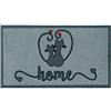 Casatessile Zerbino floccato 40x70 cm. GATTI FLOMAT - GRIGIO