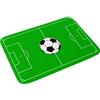 Asukohu Zerbino antiscivolo con campo da calcio sul comodino del bambino tappetino decorativo tappeto da calcio 6 stili per camera da letto decorazioni per la casa