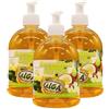 FEI FAN Sapone Mani Dispenser All'Olio Di Cocco, Indicato Per Ogni Tipo Di Pelle. Delicatamente Profumato, Lascia Una Sensazione Di Morbidezza Sulle Mani 500ml (3 Unità)