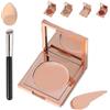 SUYOPPM Coloured Clay CC Undereye Corrector, Correttore per Occhi con Piuma, Trucco da Sottocchio Concealer, Base in Crema per Sottocchio