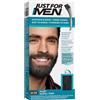Just for Men baffi e barba colore nero, elimina i capelli grigi per un aspetto più spesso e pieno - M55.