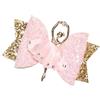 BBTDIN JBC37 - Fermaglio per capelli per danza classica, B2, rosa, 1 pezzo, accessori per capelli per bambine, fermagli per capelli con fiocco, chiusura a scatto, adatto per neonati, feste, scuola, accessori